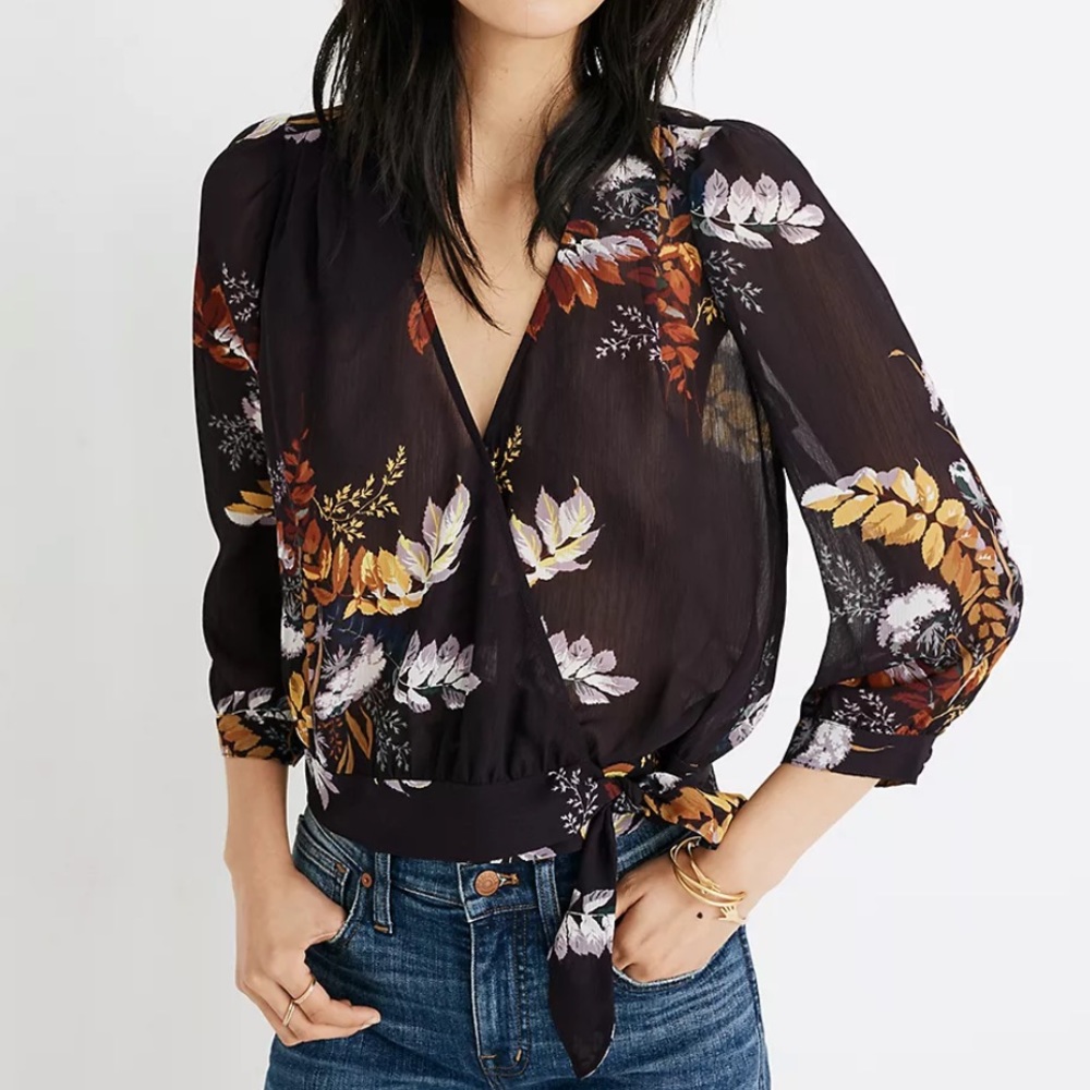 MADEWELL WRAP TOP